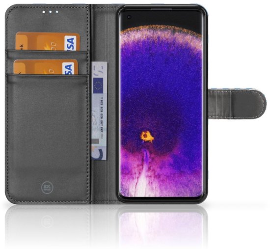 Coque OPPO Find X5 Pro Zigzag Blauw