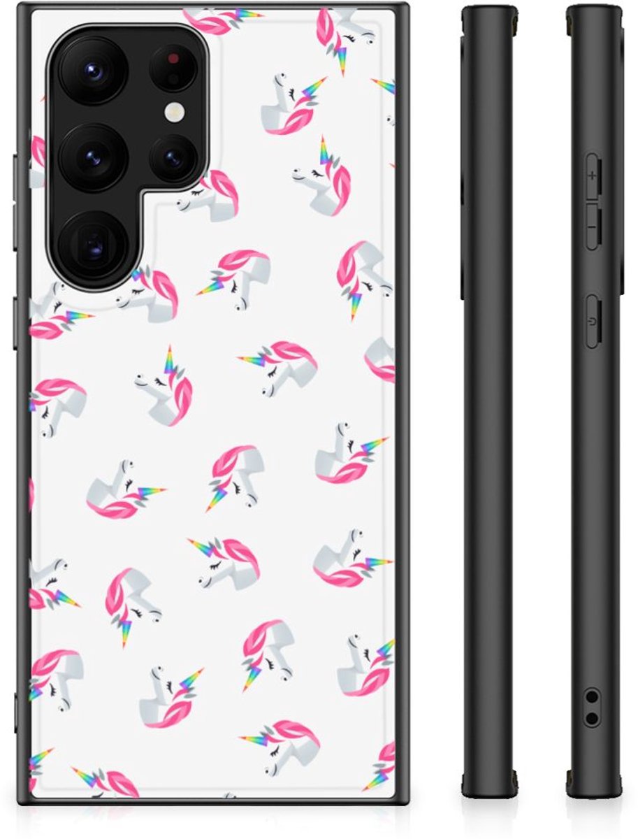 Back Case voor Samsung Galaxy S23 Ultra Unicorns