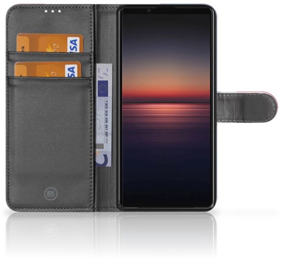 Flip Housse Étui Sony Xperia 1 II Coque Drapeau Français