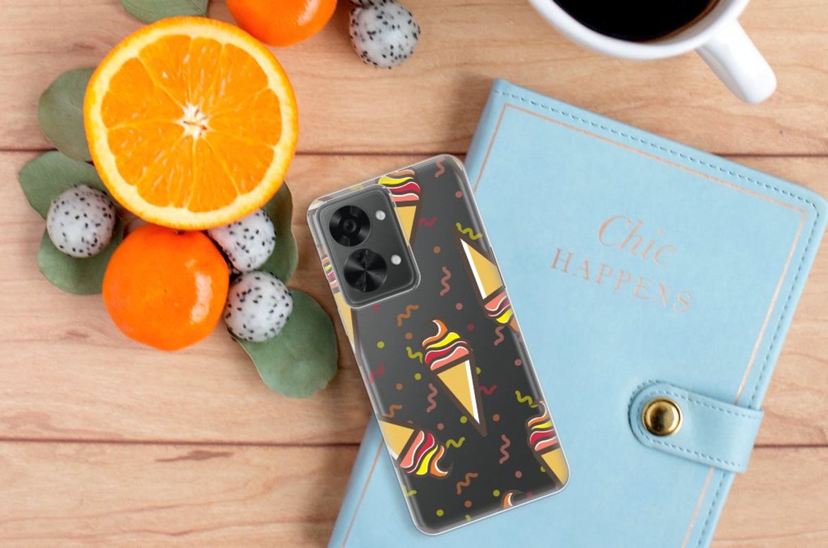 OnePlus Nord 2T Siliconen Case Icecream