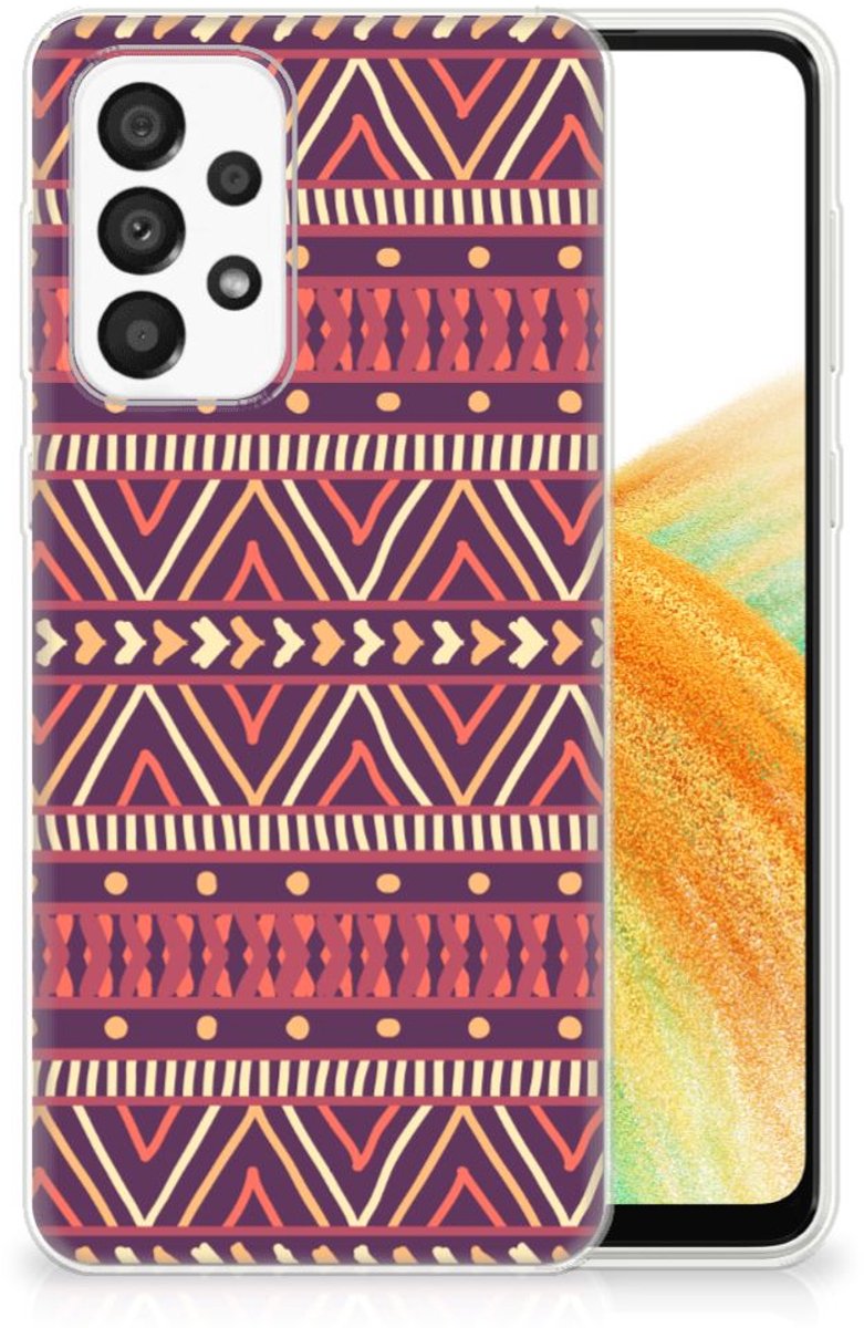 Samsung Galaxy A33 5G TPU bumper Aztec Paars