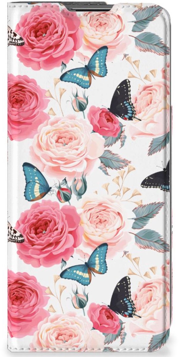 OnePlus Nord CE 2 5G Smart Cover Butterfly Roses