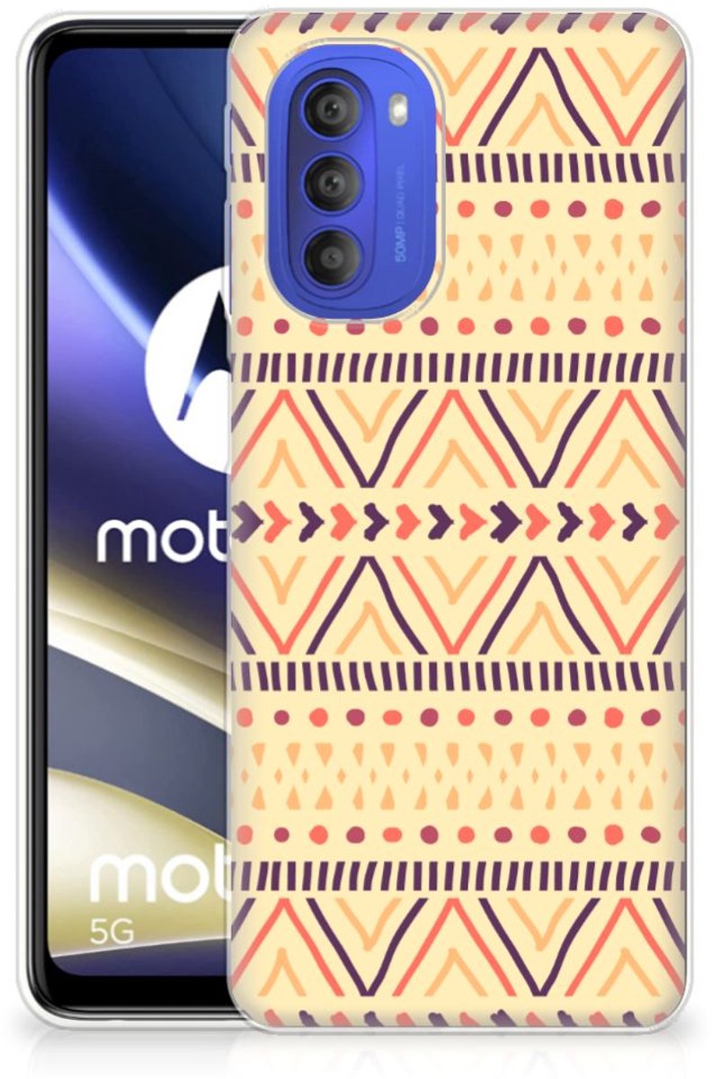Motorola Moto G51 5G TPU bumper Aztec Yellow