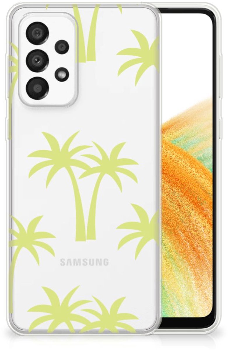 Samsung Galaxy A33 5G TPU Case Palmtrees