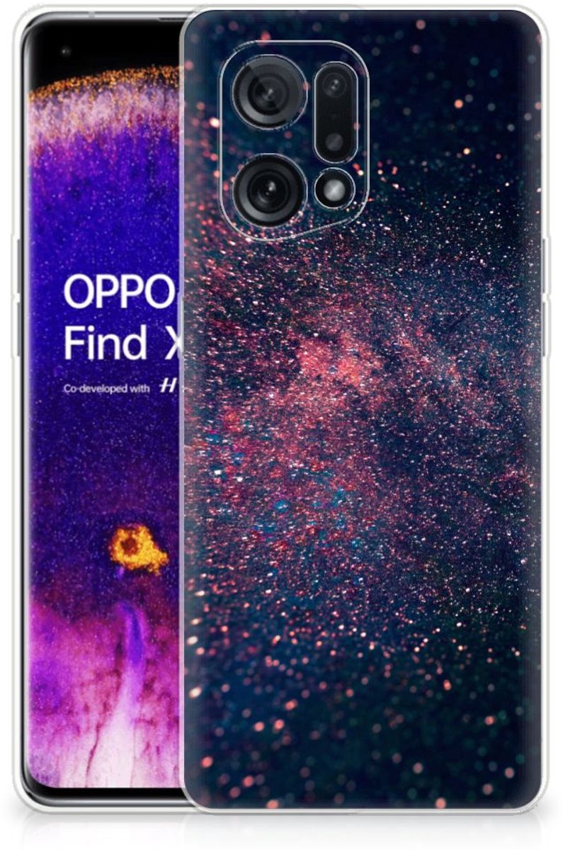 OPPO Find X5 TPU Hoesje Stars