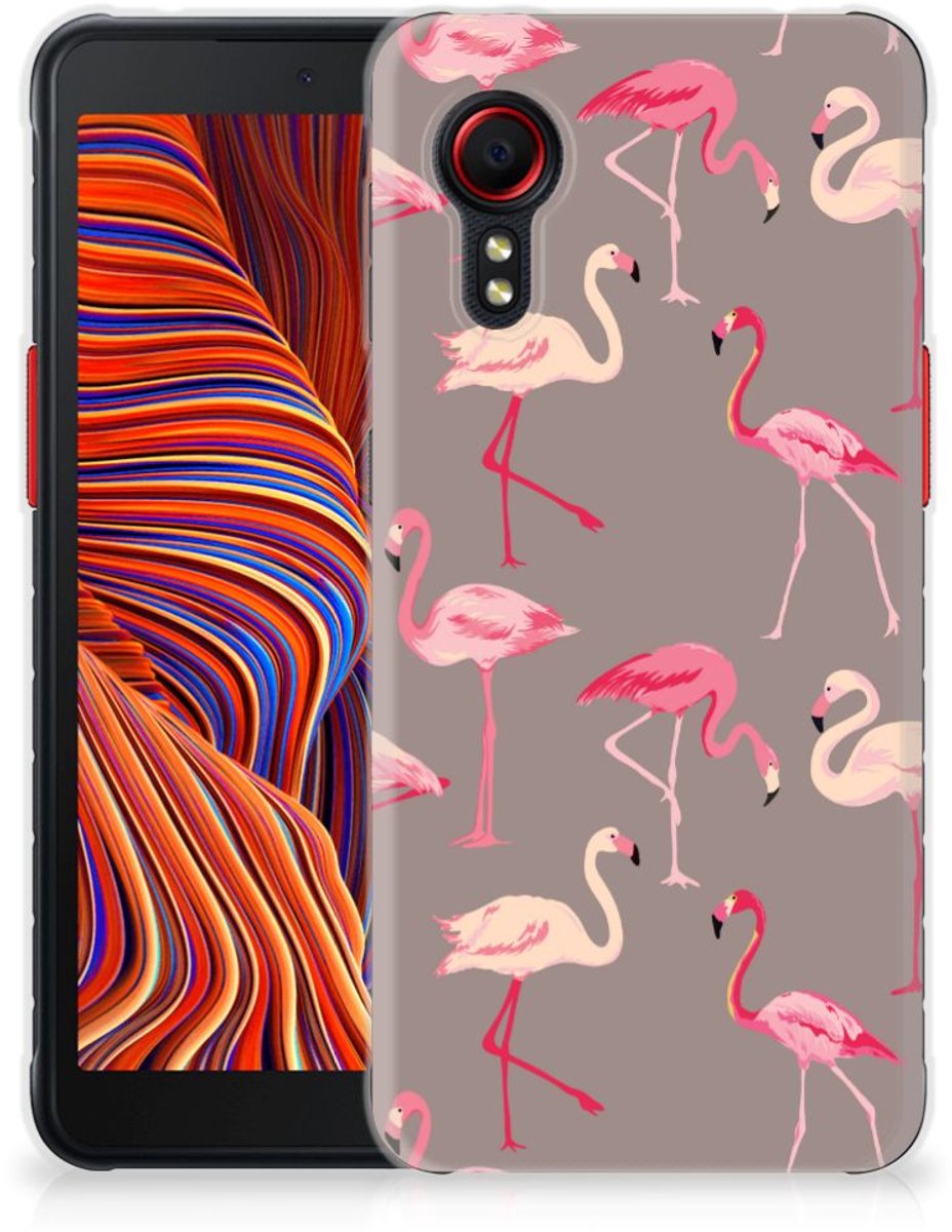 Samsung Galaxy Xcover 5 TPU Hoesje Flamingo