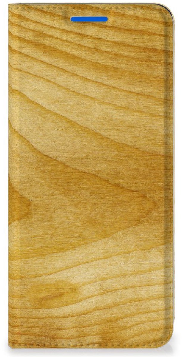 OPPO Reno6 5G Book Wallet Case Licht Hout