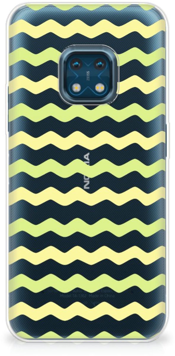 Nokia XR20 TPU bumper Waves Yellow