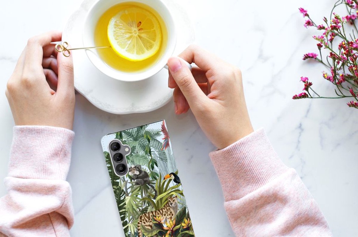 Hoesje maken voor Samsung Galaxy A34 Jungle