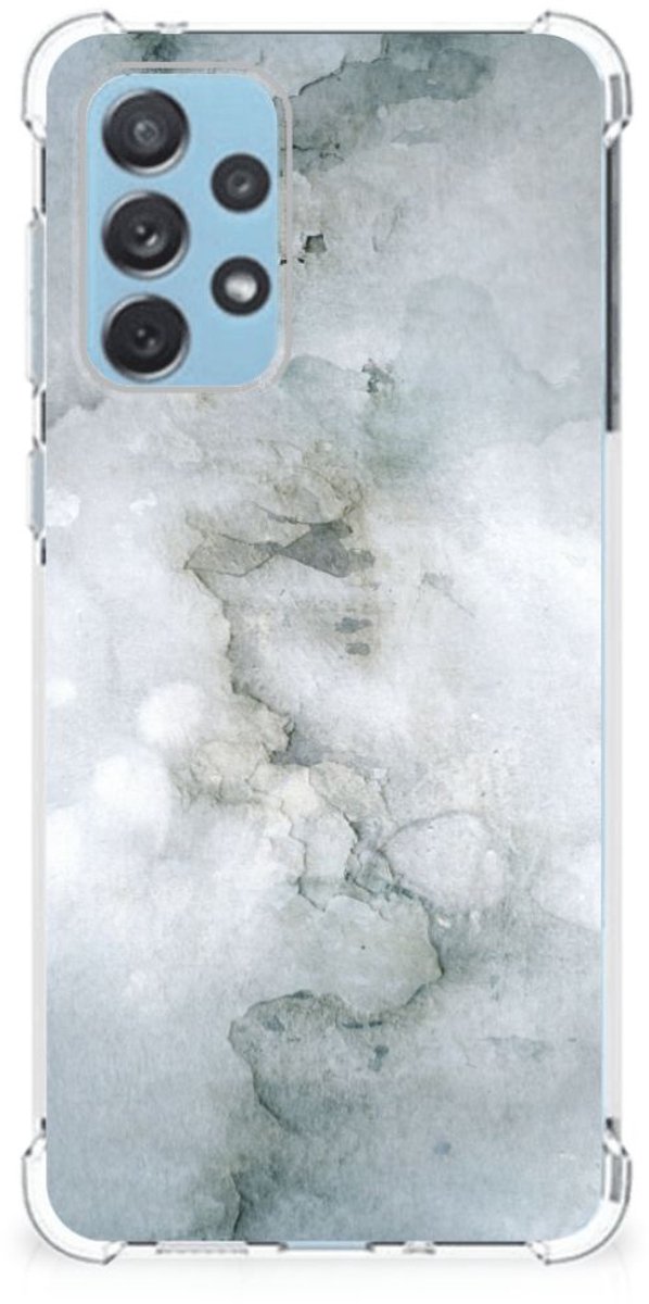 Back Cover Samsung Galaxy A73 Painting Grey