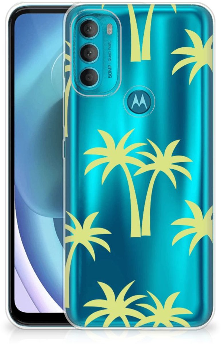 Motorola Moto G71 5G TPU Case Palmtrees