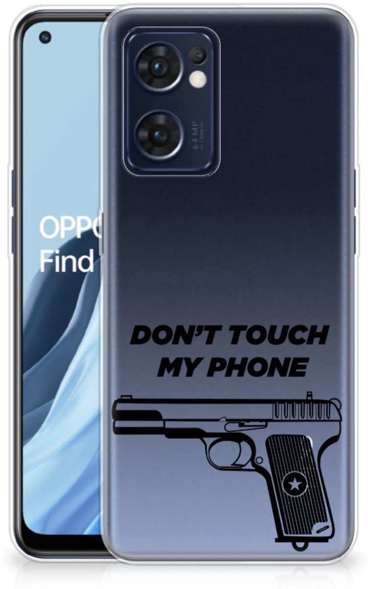 OPPO Reno 7 5G | Find X5 Lite Silicone-hoesje Pistol DTMP