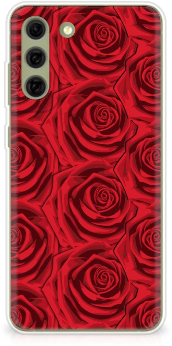 Samsung Galaxy S21FE TPU Case Red Roses