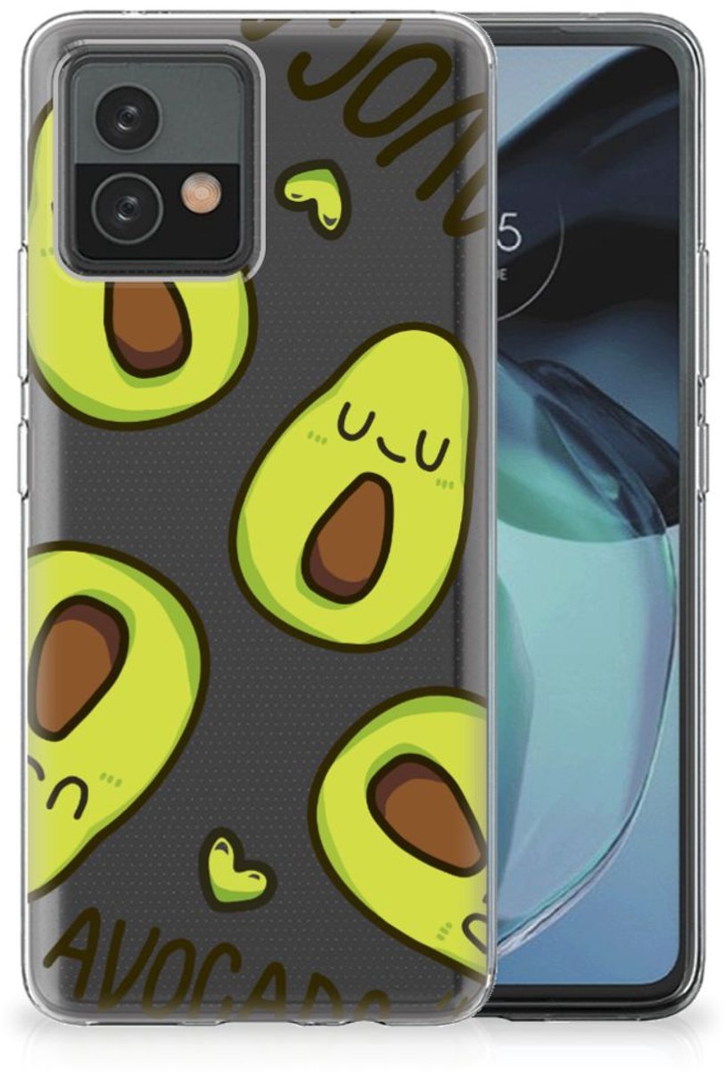 Motorola Moto G72 Telefoonhoesje met Naam Avocado Singing
