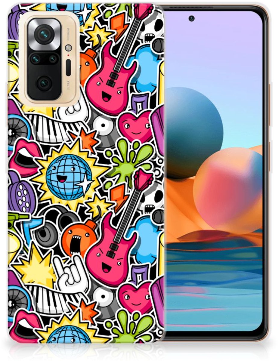 Xiaomi Redmi Note 10 Pro Silicone Back Cover Punk Rock