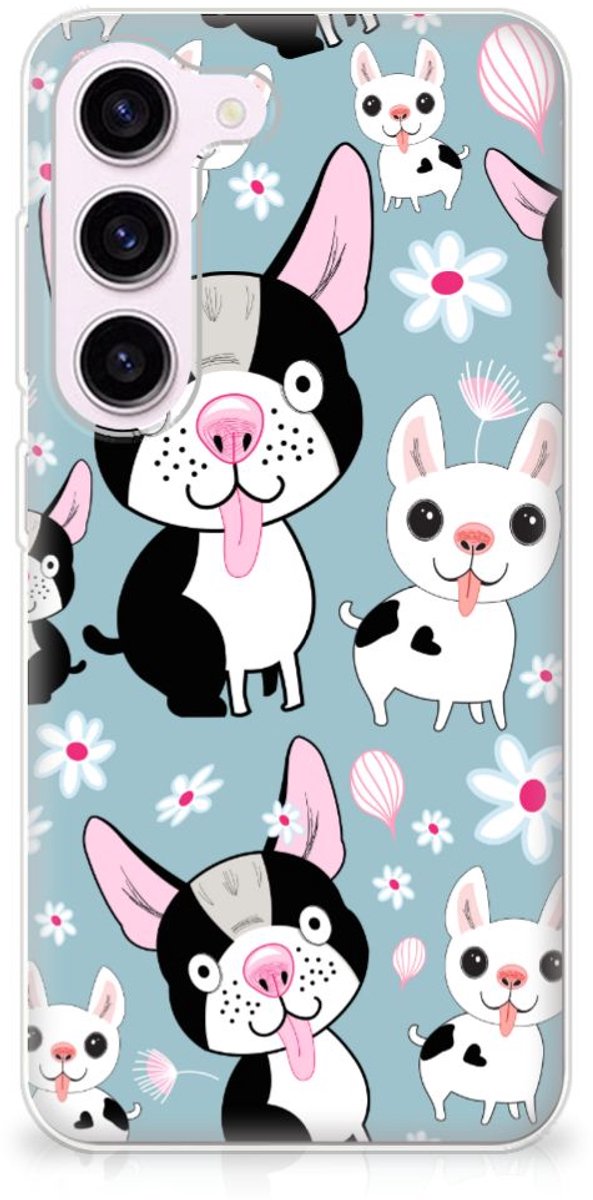 Samsung Galaxy S23 TPU Hoesje Hondjes
