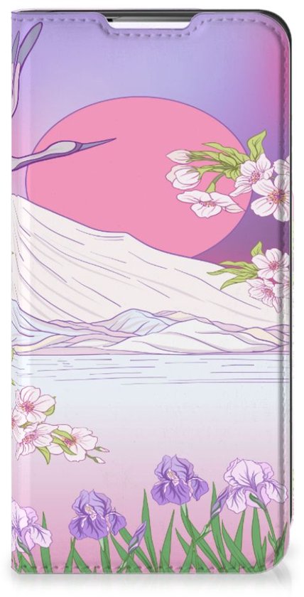 Coque Smartphone Cadeaux pour Femme Coque Samsung Galaxy S22 Plus Book Style Bird Flying
