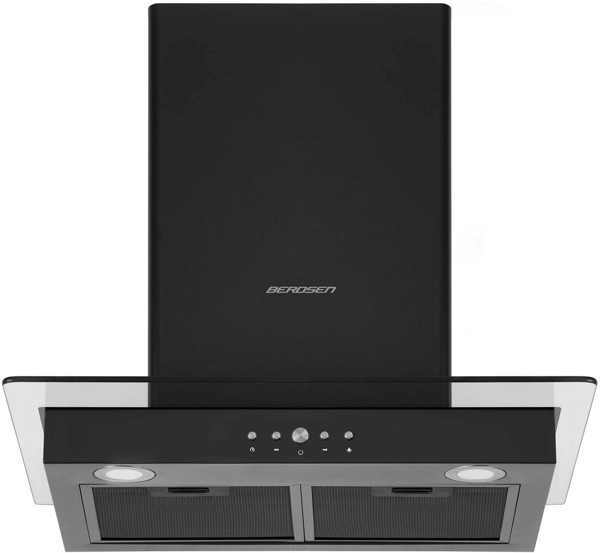 Afzuigkap 60 cm Zwart Berdsen BT-217