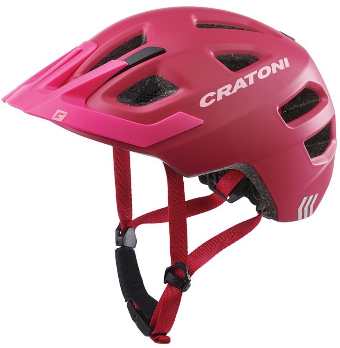 Cratoni kinderhelm Maxster Pro (Kid), roze/roze mat, maat XS/S (46-51 cm)