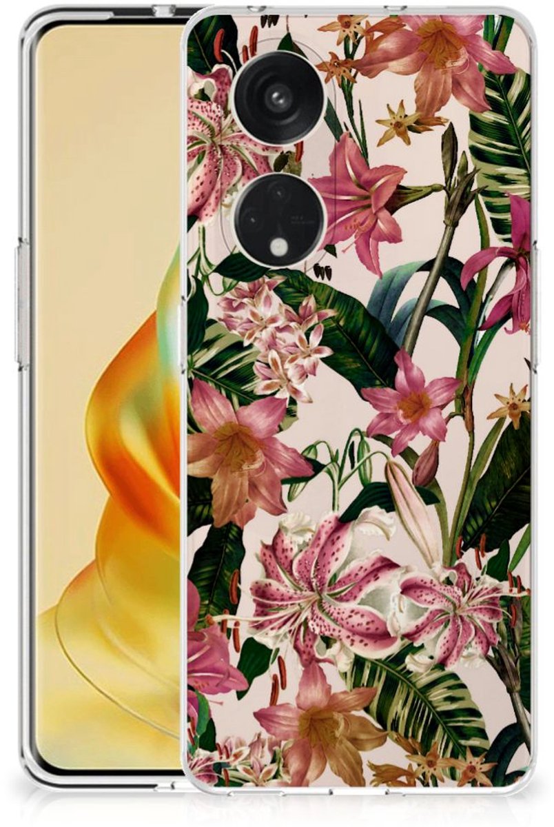 OPPO Reno8 T 5G TPU Case Flowers
