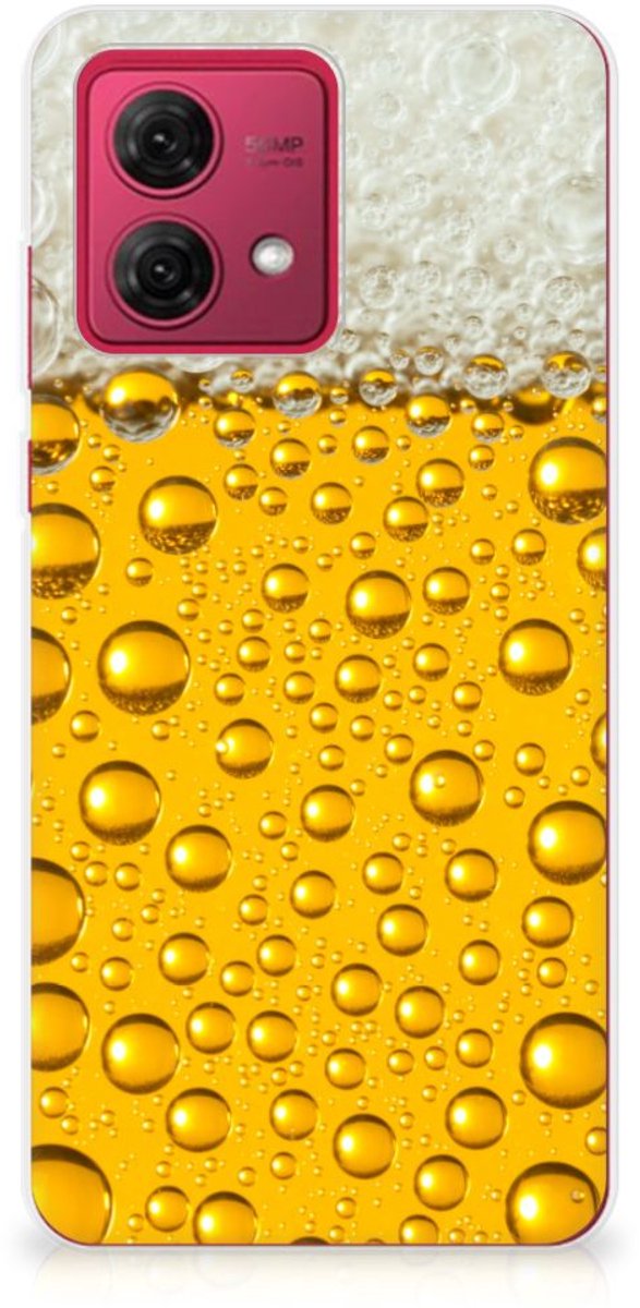 Motorola Moto G84 Siliconen Case Bier