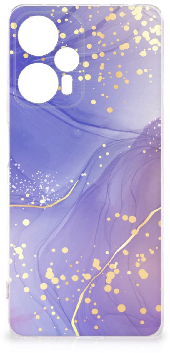 Hoesje maken voor Xiaomi Poco F5 Watercolor Paars