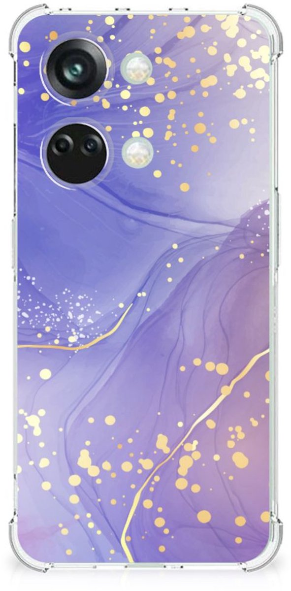 Back Cover voor OnePlus Nord 3 Watercolor Paars