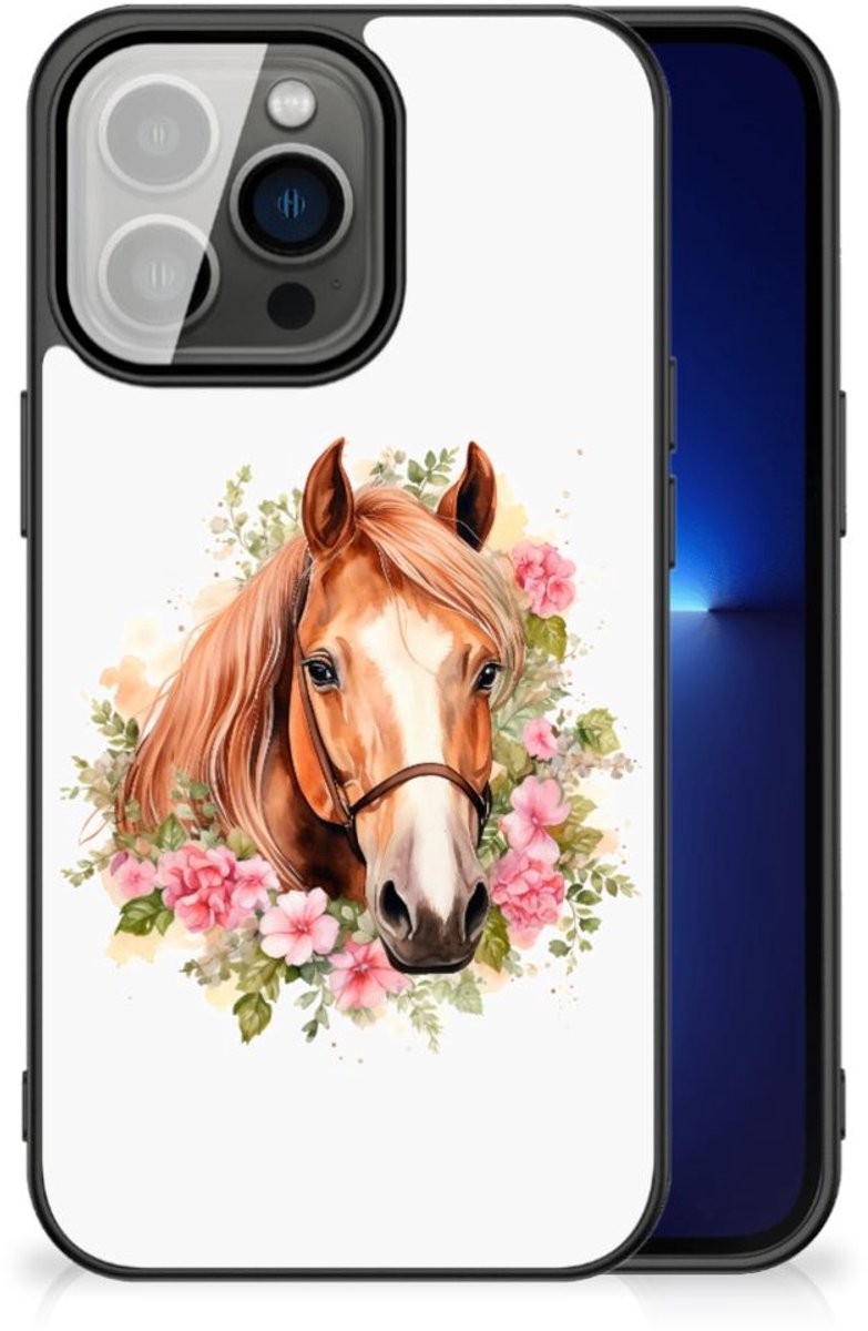 Dierenprint Telefoonhoesje voor iPhone 13 Pro Paard