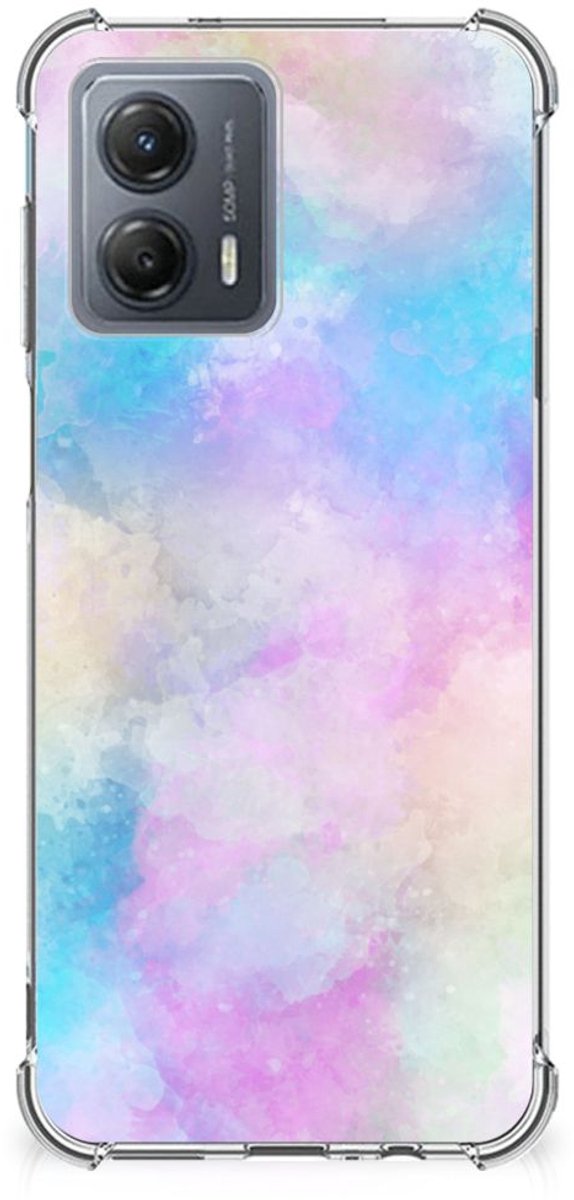 Back Cover voor Back Cover Motorola Moto G53 Watercolor Light