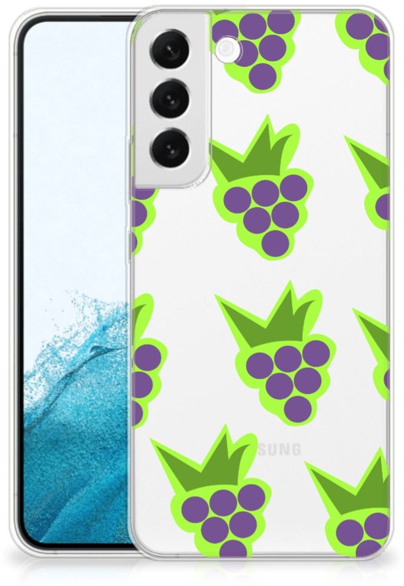 Samsung Galaxy S22 Plus Siliconen Case Druiven