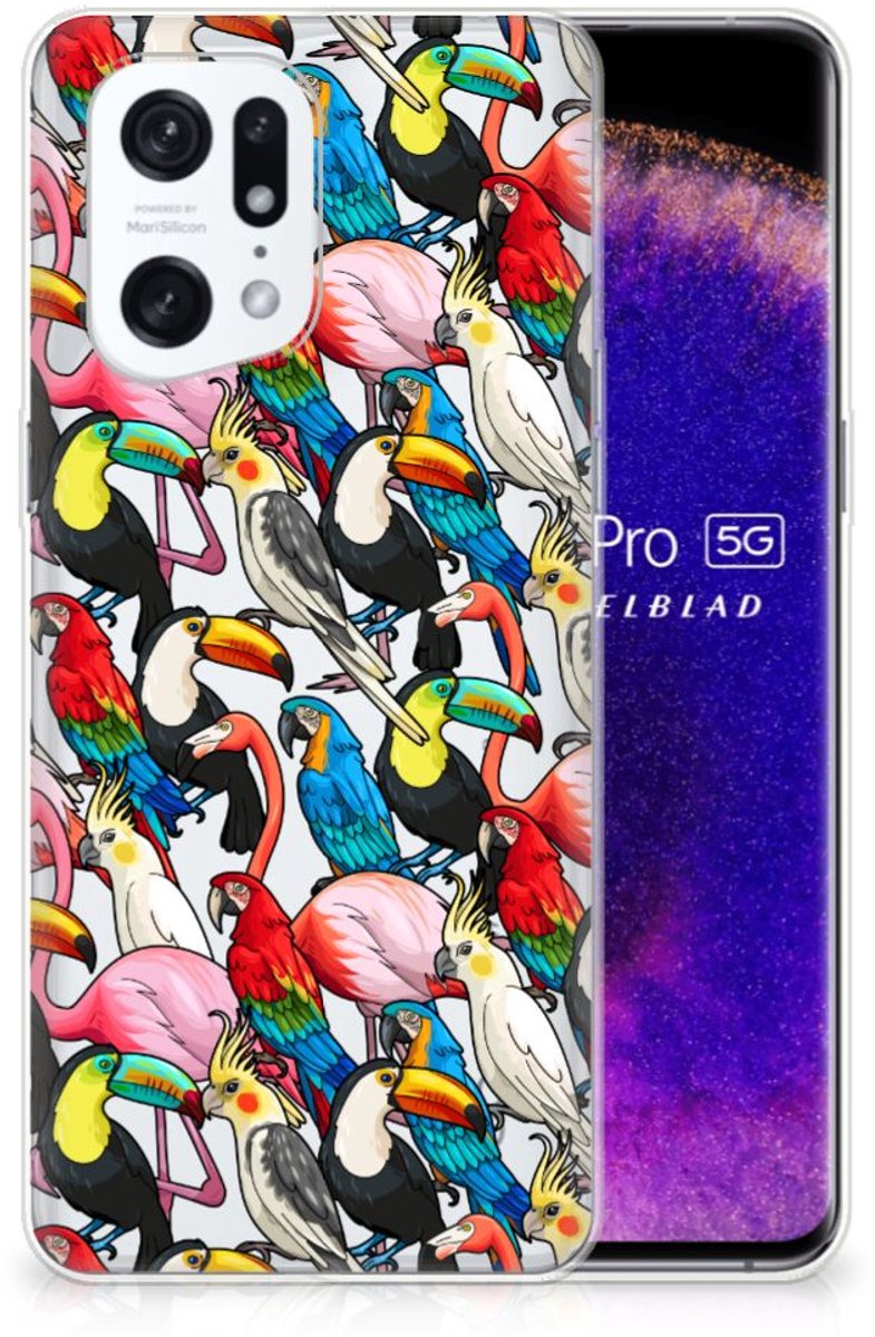 OPPO Find X5 Pro TPU Hoesje Birds