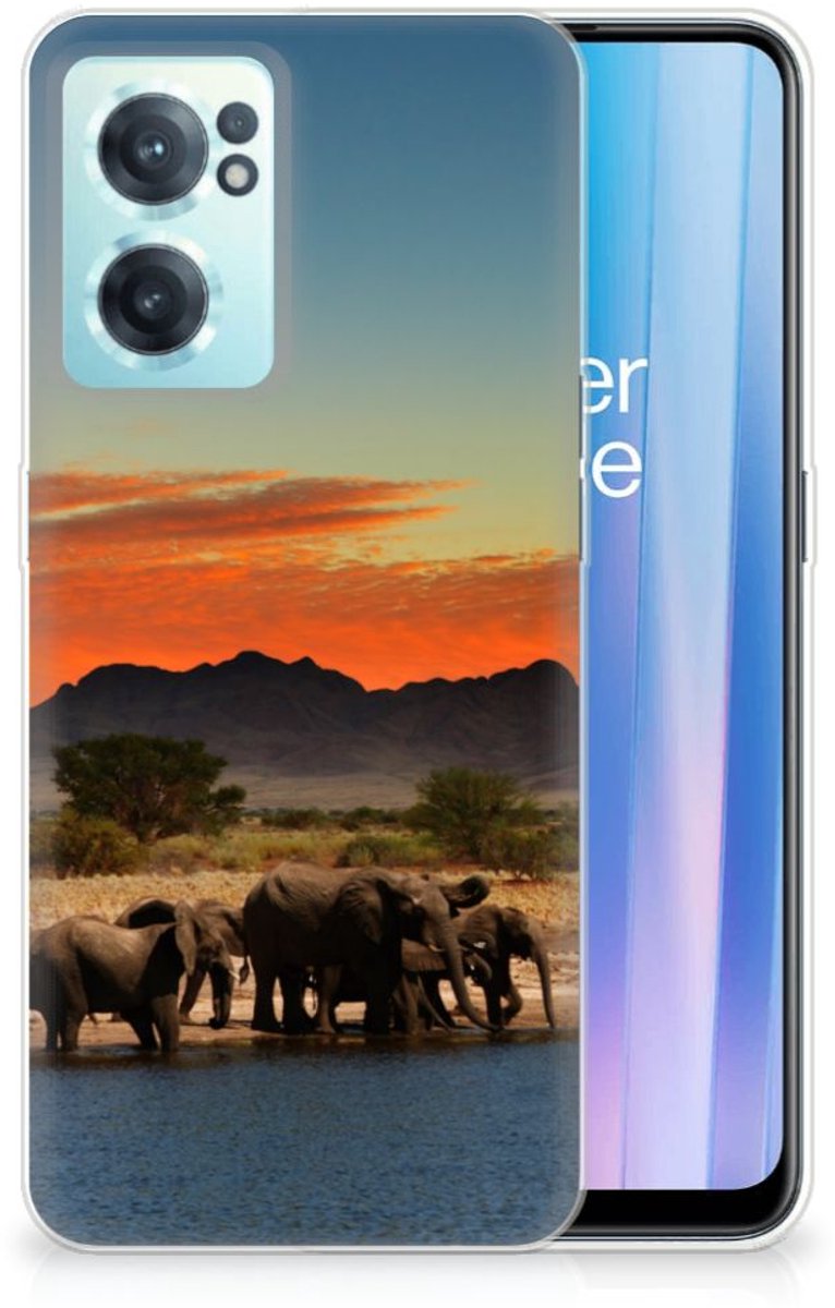 OnePlus Nord CE 2 5G TPU Hoesje Olifanten