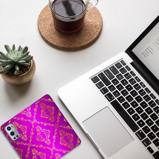 Coque de téléphone avec photo OnePlus 9 Pro Smart CoverCase Baroque Rose