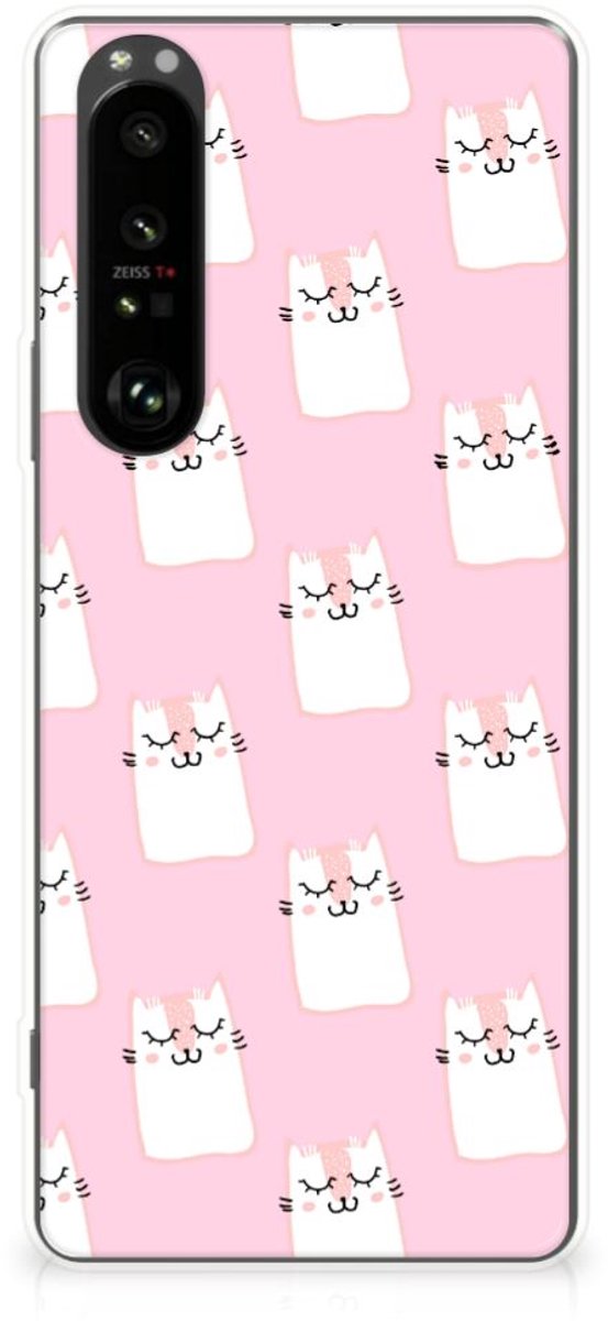 Sony Xperia 1 III TPU Hoesje Sleeping Cats