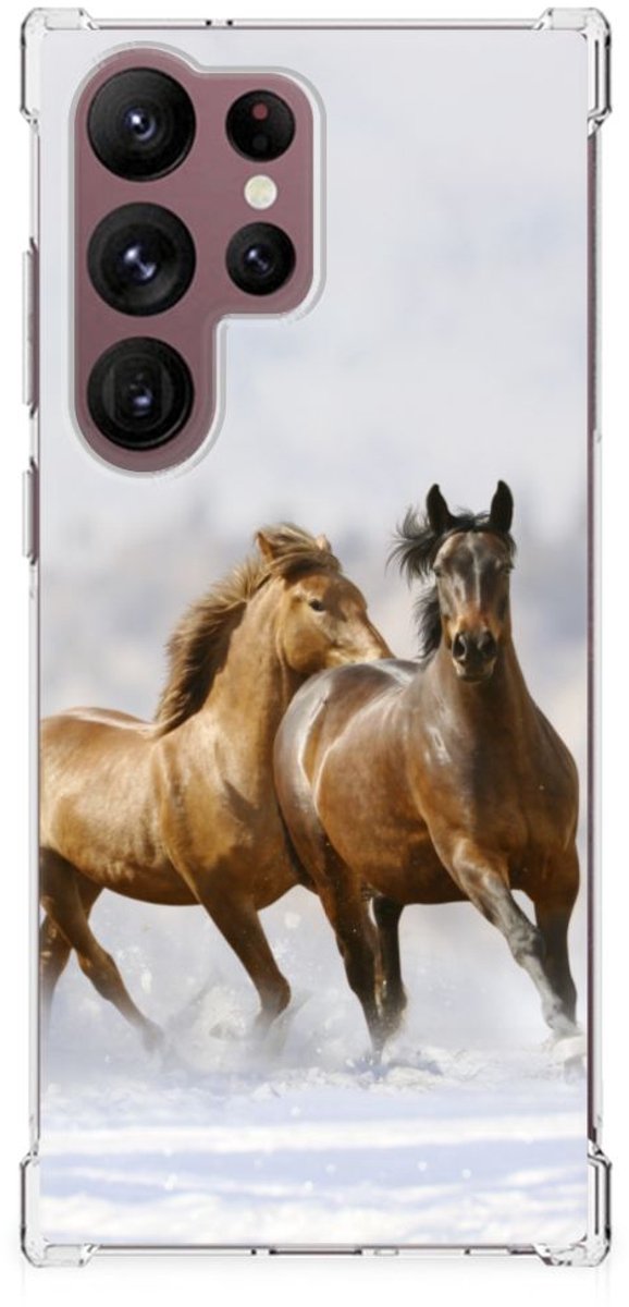 Samsung Galaxy S23 Ultra Case Anti-shock Paarden
