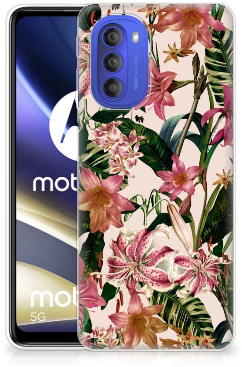 Motorola Moto G51 5G TPU Case Flowers