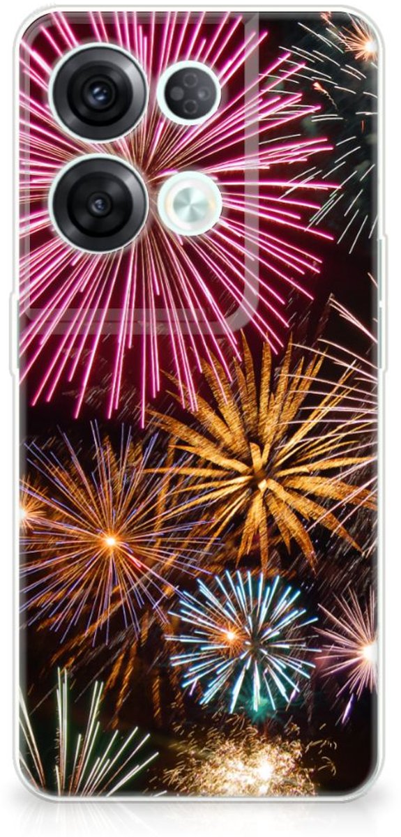 OPPO Reno8 Pro Silicone Back Cover Vuurwerk