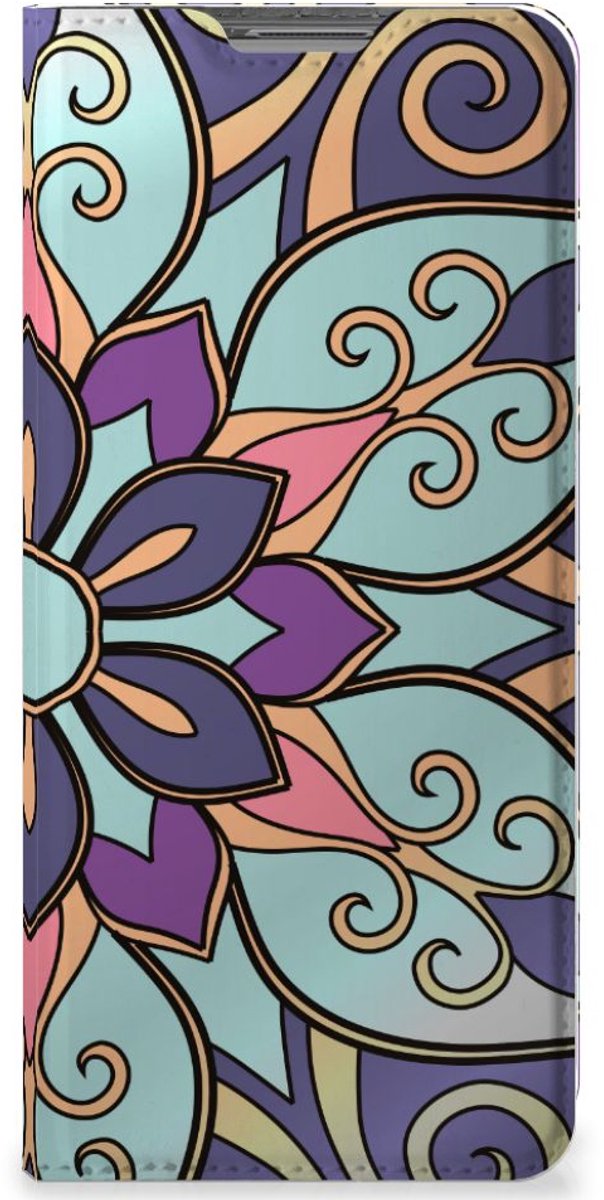 OPPO Find X5 Smart Cover Purple Flower