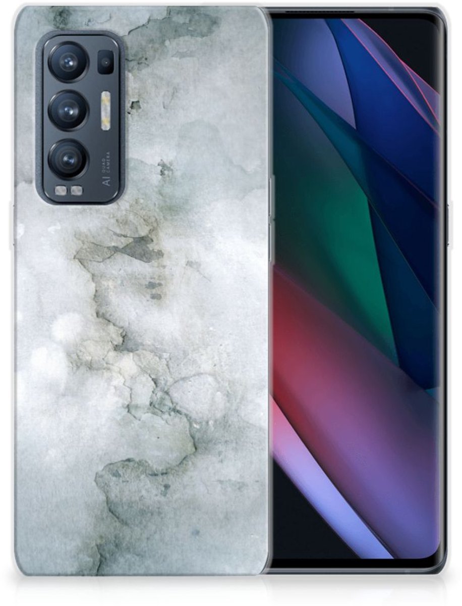 Hoesje maken OPPO Find X3 Neo Painting Grey