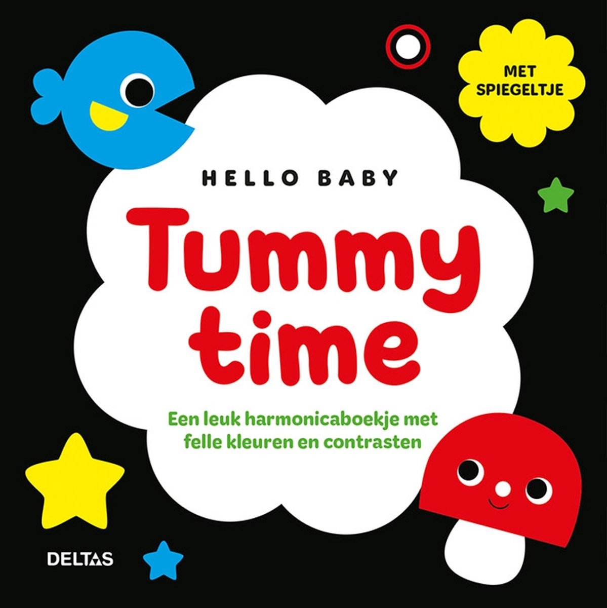Deltas Babyboek - Hello Baby Tummy Time - Met Spiegeltje — afbeelding 2