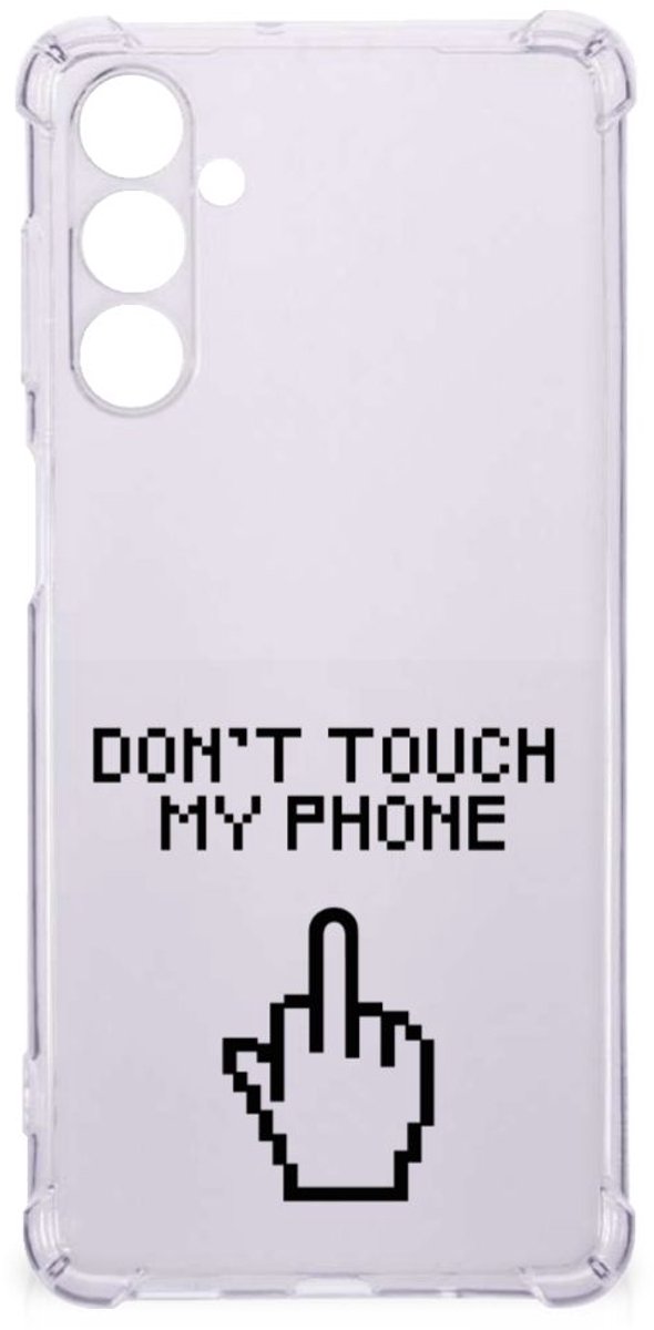 Samsung Galaxy M54 Anti Shock Case Finger Don't Touch My Phone