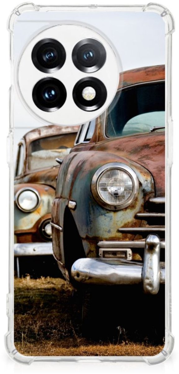 OnePlus 11 Anti-shock Hoesje met foto Vintage Auto