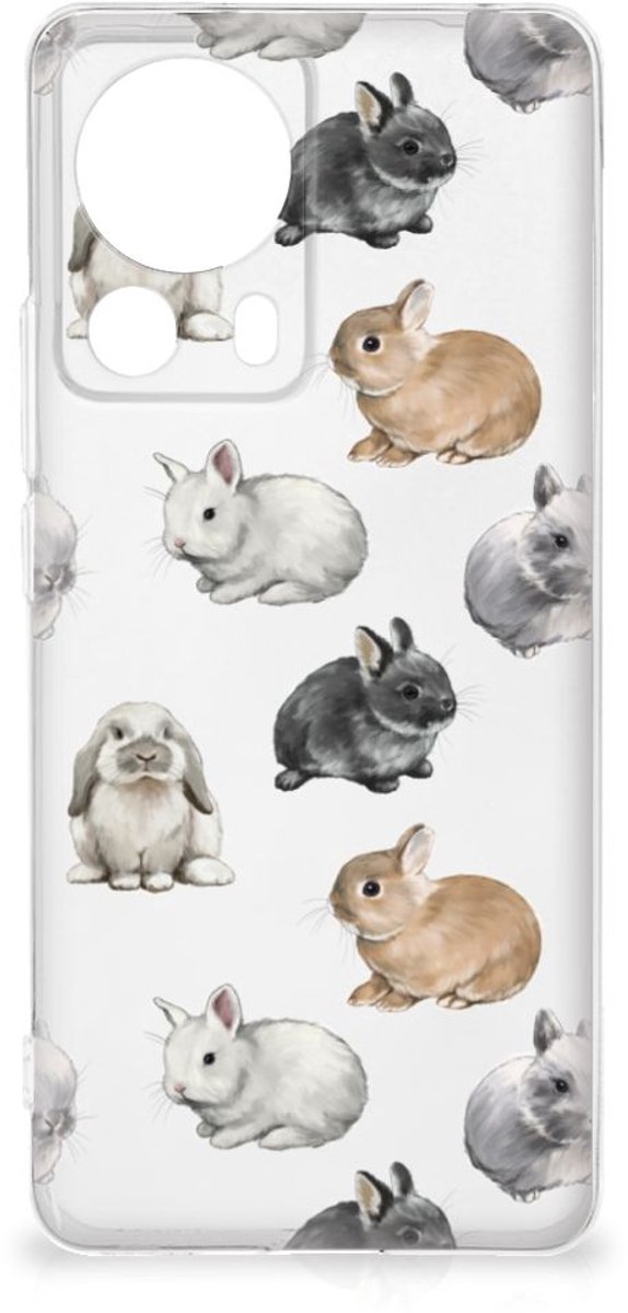 TPU Hoesje voor Xiaomi 13 Lite Konijntjes