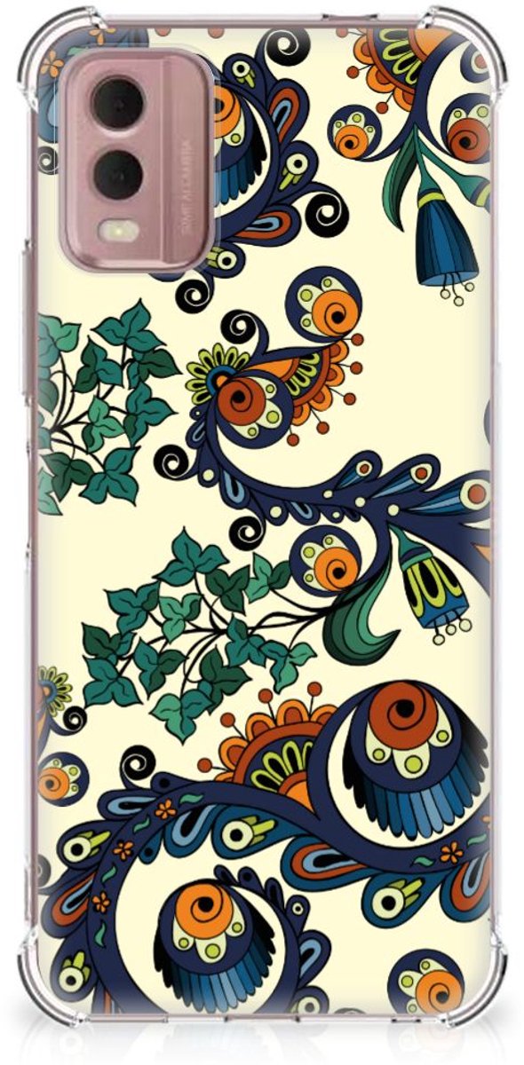 Anti Shock Case Nokia C32 Barok Flower