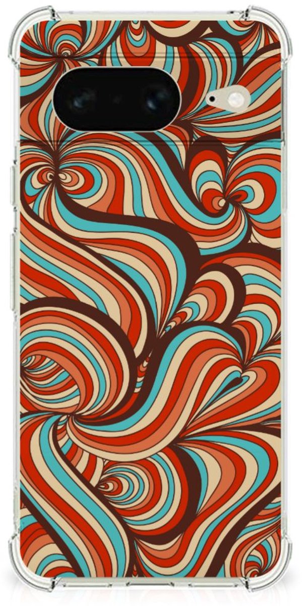 Back Cover voor Google Pixel 8 Back Cover Retro