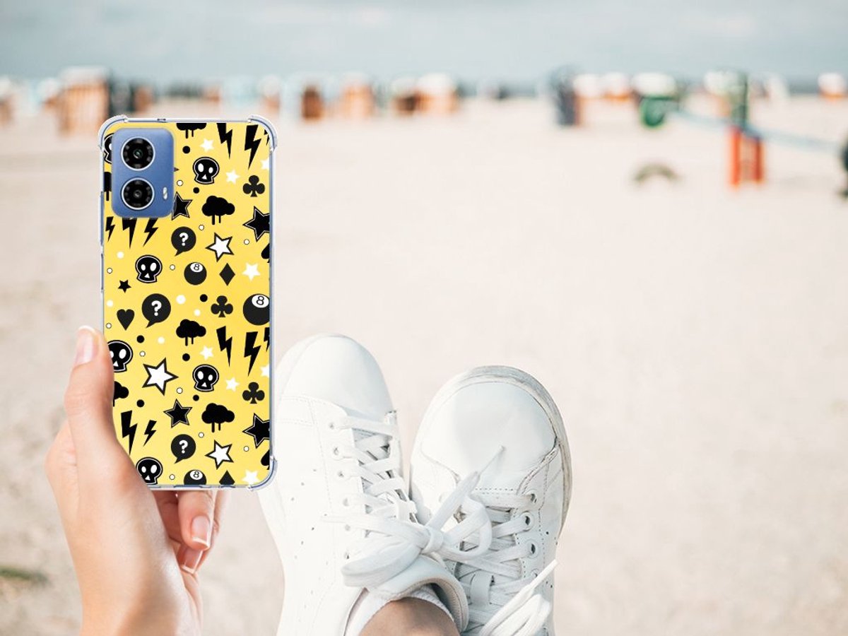 Extreme Case Motorola Moto G34 Punk Geel