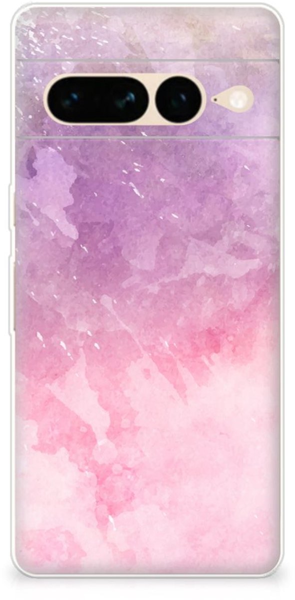 Hoesje maken Google Pixel 7 Pro Pink Purple Paint