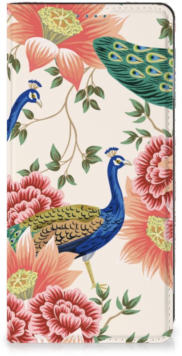 Hoesje maken voor Motorola Moto G53 Pink Peacock