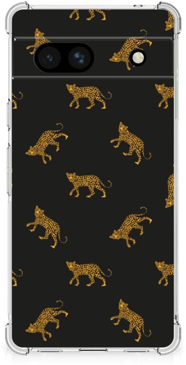 Case Anti-shock voor Google Pixel 7A Leopards