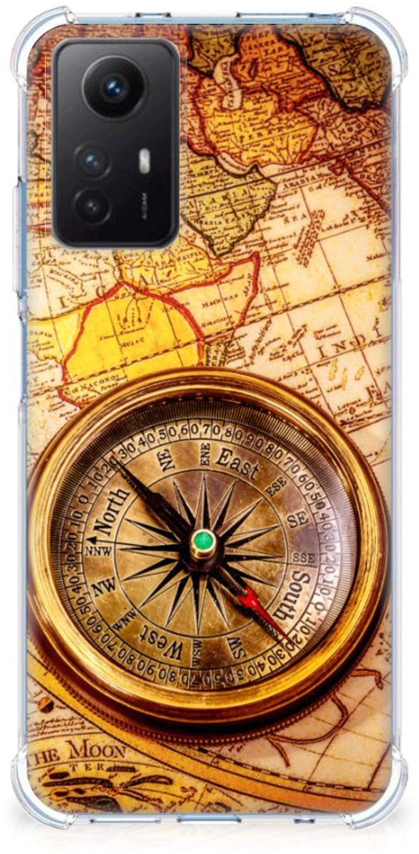 Xiaomi Redmi Note 12s Telefoonhoesje met valbescherming Kompas
